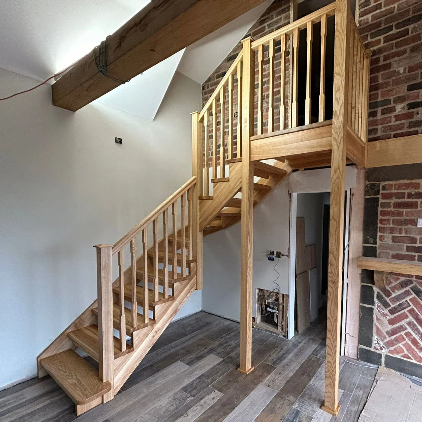Crafted timber staircase by DC and Sons Joinery